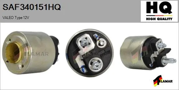 Solenoid Switch, starter (SAF340151HQ)