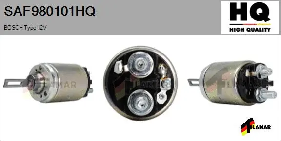 Solenoid Switch, starter (SAF980101HQ)