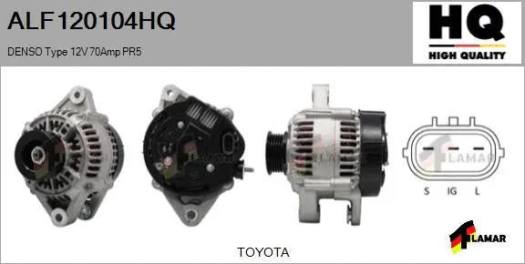 Alternator (ALF120104HQ)