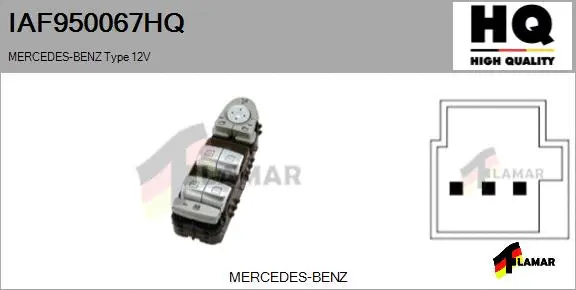 Switch, window regulator (IAF950067HQ)