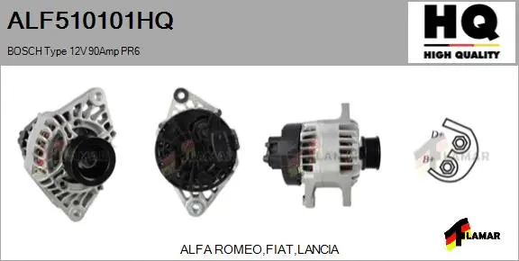 Alternator (ALF510101HQ)