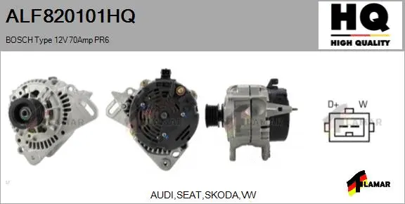 Alternator (ALF820101HQ)