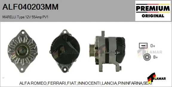 Alternator (ALF040203MM)