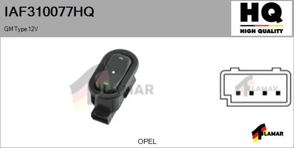 Switch, window regulator (IAF310077HQ)