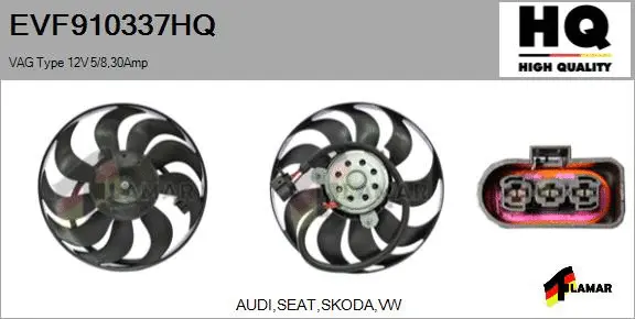 Fan, engine cooling (EVF910337HQ)