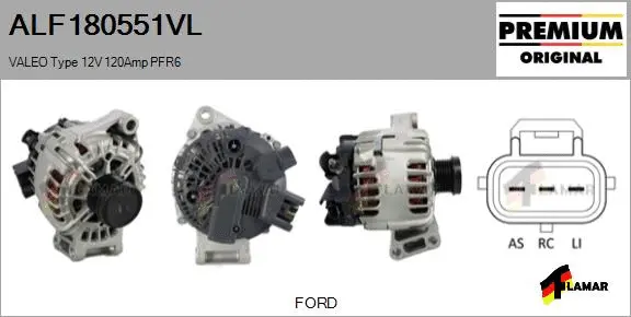 Alternator (ALF180551VL)