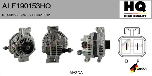 Alternator (ALF190153HQ)