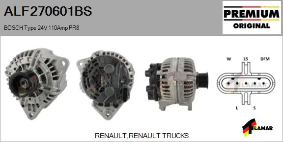 Alternator (ALF270601BS)