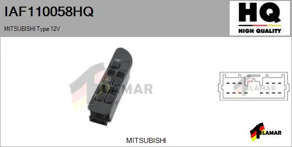 Switch, window regulator (IAF110058HQ)