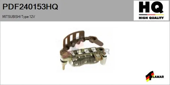 Rectifier, alternator (PDF240153HQ)