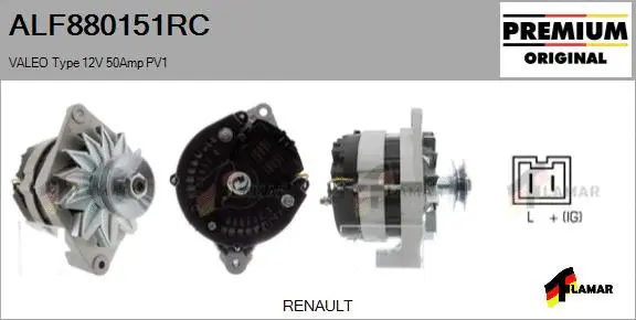 Alternator (ALF880151RC)