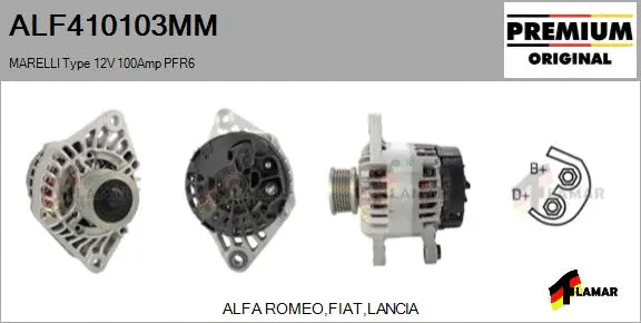 Alternator (ALF410103MM)