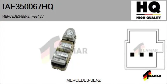 Switch, window regulator (IAF350067HQ)