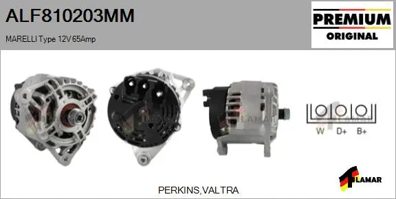 Alternator (ALF810203MM)