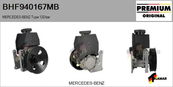 Hydraulic Pump, steering (BHF940167MB)