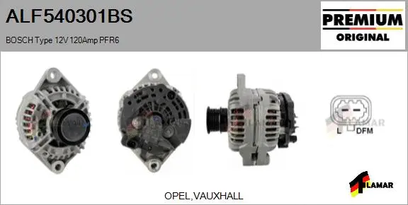 Alternator (ALF540301BS)