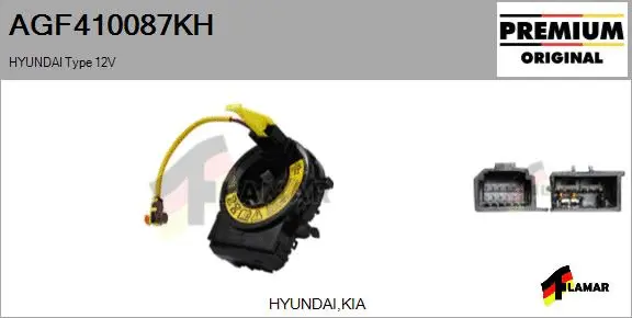 Clockspring, airbag (AGF410087KH)