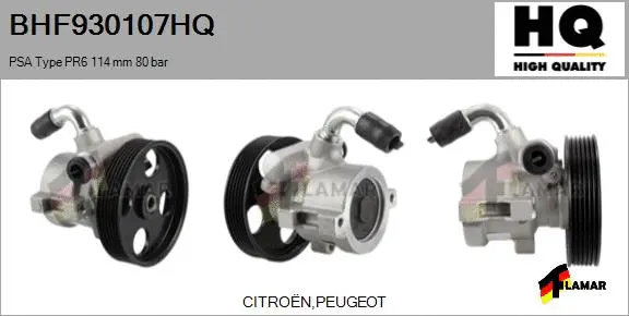 Hydraulic Pump, steering (BHF930107HQ)