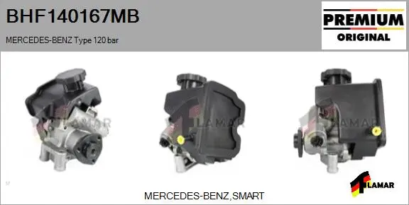 Hydraulic Pump, steering (BHF140167MB)