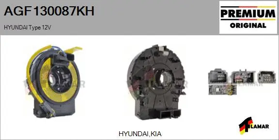 Clockspring, airbag (AGF130087KH)