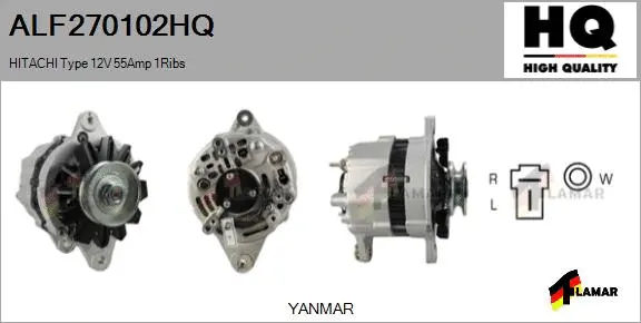 Alternator (ALF270102HQ)
