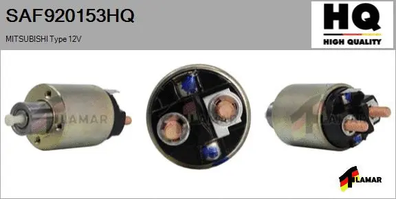 Solenoid Switch, starter (SAF920153HQ)
