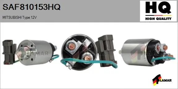 Solenoid Switch, starter (SAF810153HQ)