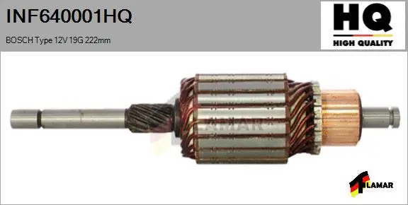 Armature, starter (INF640001HQ)