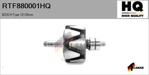 Rotor, alternator (RTF880001HQ)