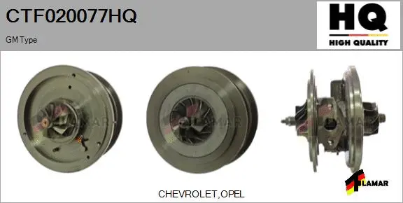 Core assembly, turbocharger (CTF020077HQ)