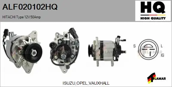 Alternator (ALF020102HQ)