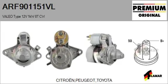 Starter (ARF901151VL)