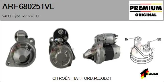 Starter (ARF680251VL)