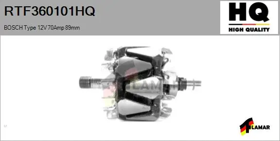 Rotor, alternator (RTF360101HQ)