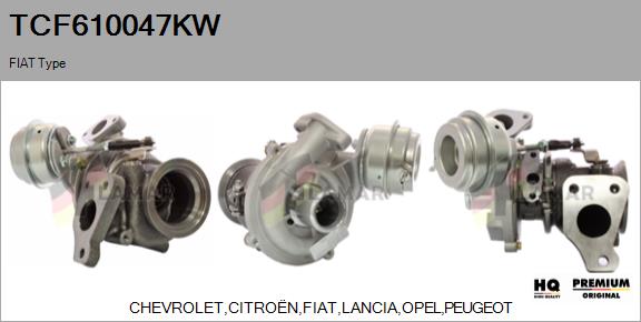 Charger, charging (supercharged/turbocharged) (TCF610047KW)