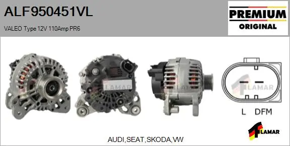 Alternator (ALF950451VL)