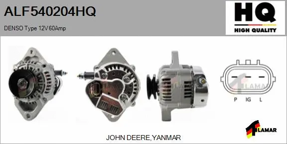 Alternator (ALF540204HQ)
