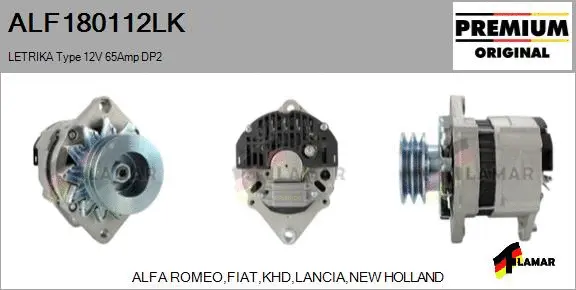 Alternator (ALF180112LK)