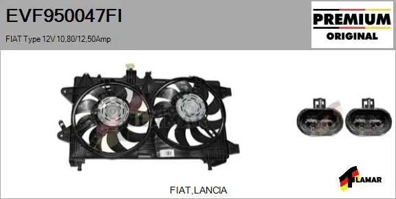 Electric Motor, radiator fan (EVF950047FI)