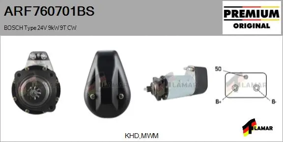 Starter (ARF760701BS)