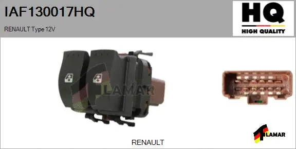 Switch, window regulator (IAF130017HQ)
