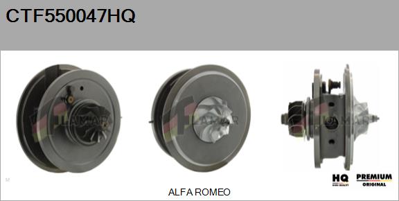 Core assembly, turbocharger (CTF550047HQ)