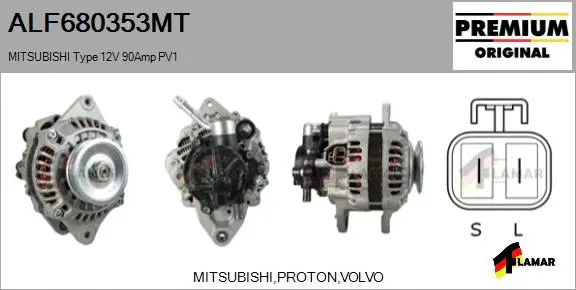 Alternator (ALF680353MT)