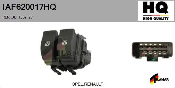 Switch, window regulator (IAF620017HQ)