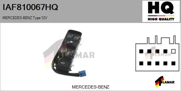 Switch, window regulator (IAF810067HQ)