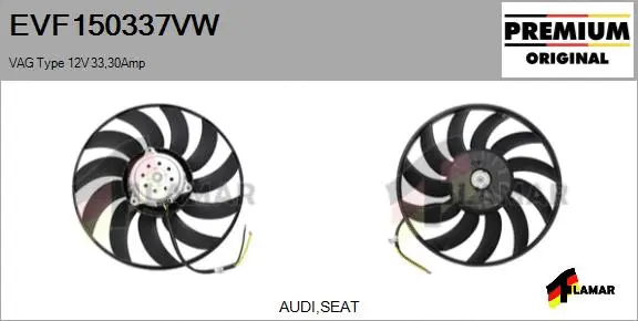 Fan, engine cooling (EVF150337VW)