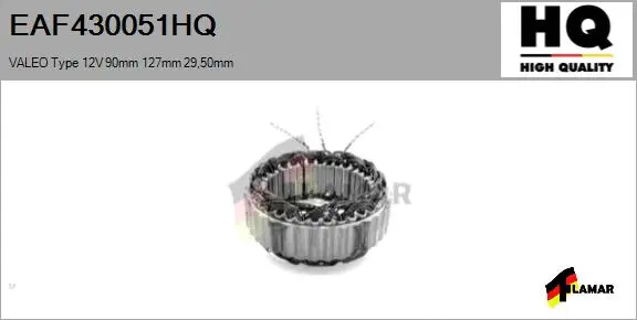 Stator, alternator (EAF430051HQ)