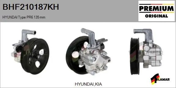 Hydraulic Pump, steering (BHF210187KH)