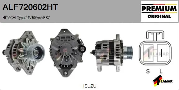 Alternator (ALF720602HT)