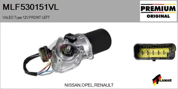 Wiper Motor (MLF530151VL)